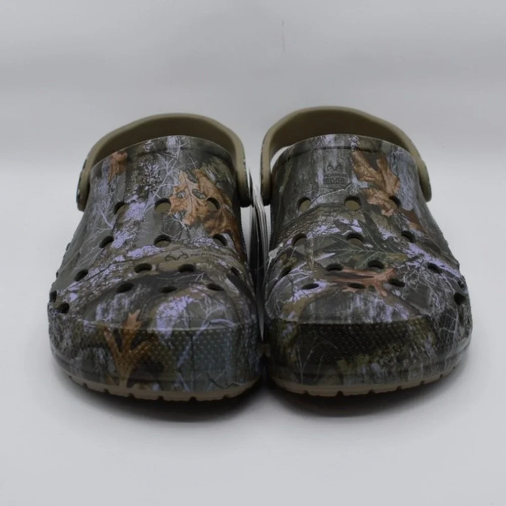 Crocs Baya Realtree APX Edge Camo Clogs Size Mens 8 / Womens‎ 10 210511-90H NWT